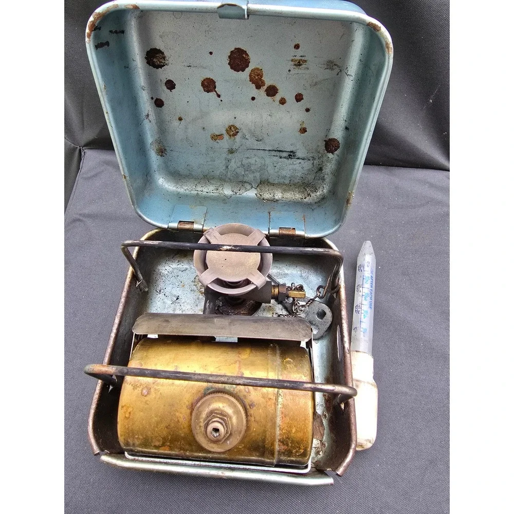 Vintage Optimus 8R Hunter Camp Stove Made in Sweden Portable Gasoline Stove